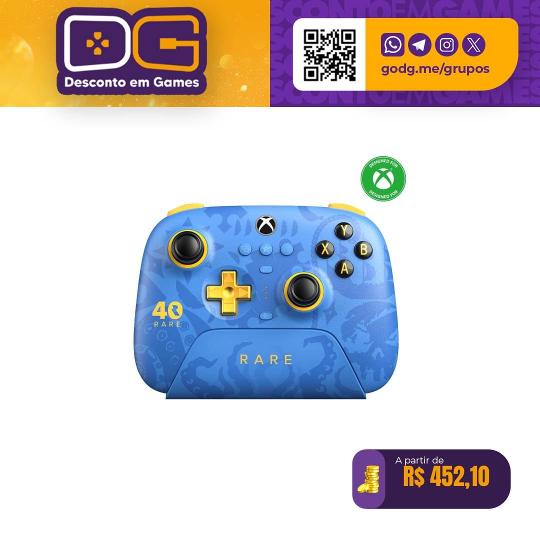 Controle 8BitDo Ultimate 3 Hall Effect para XBOX , PC e Smartphones - Rare 40th Anniversary Edition