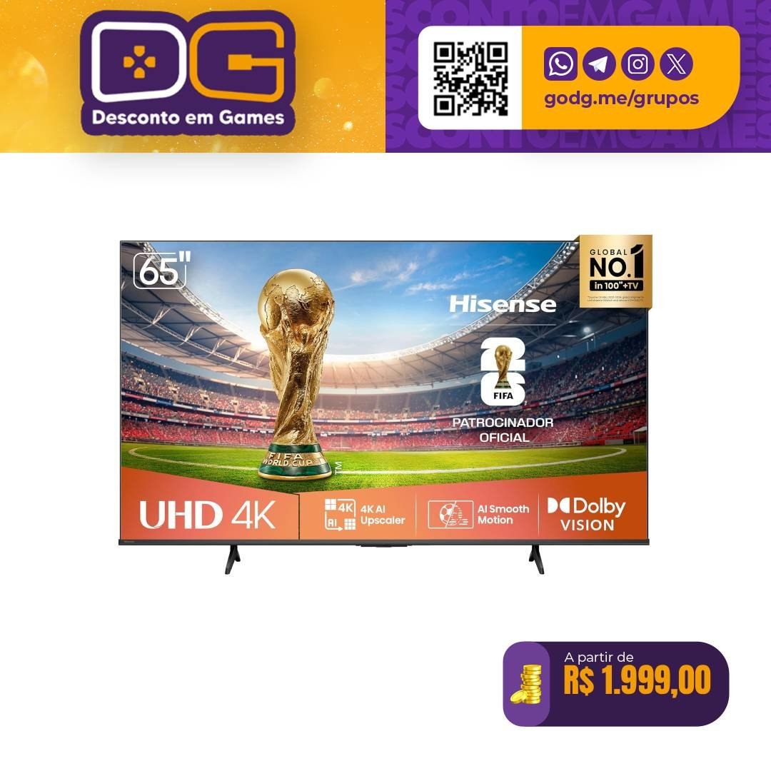 Hisense Smart TV 4K 65" Polegadas 65A6NV