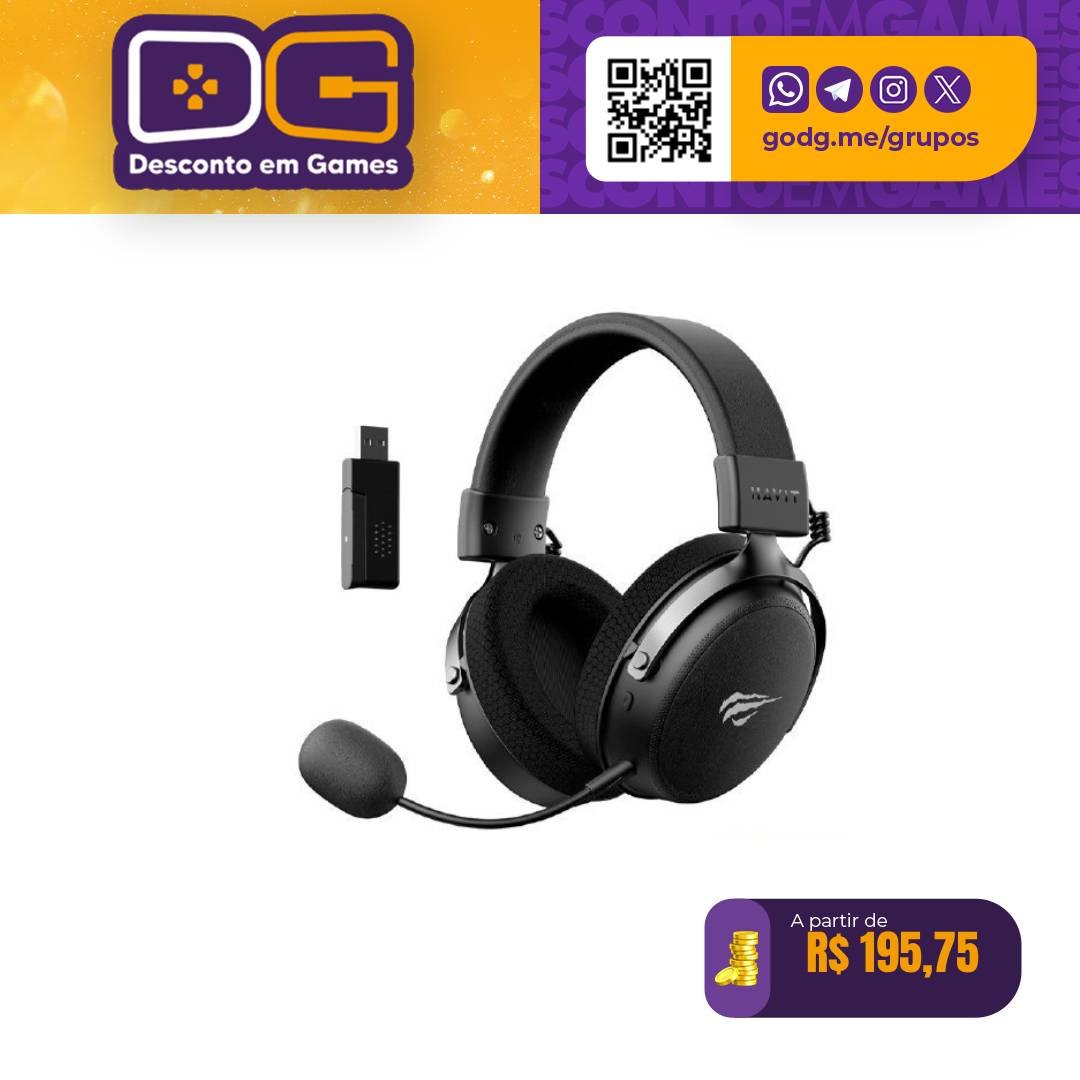 Headset Sem Fio Havit H2015 Pro - 5 Modos de Conexão