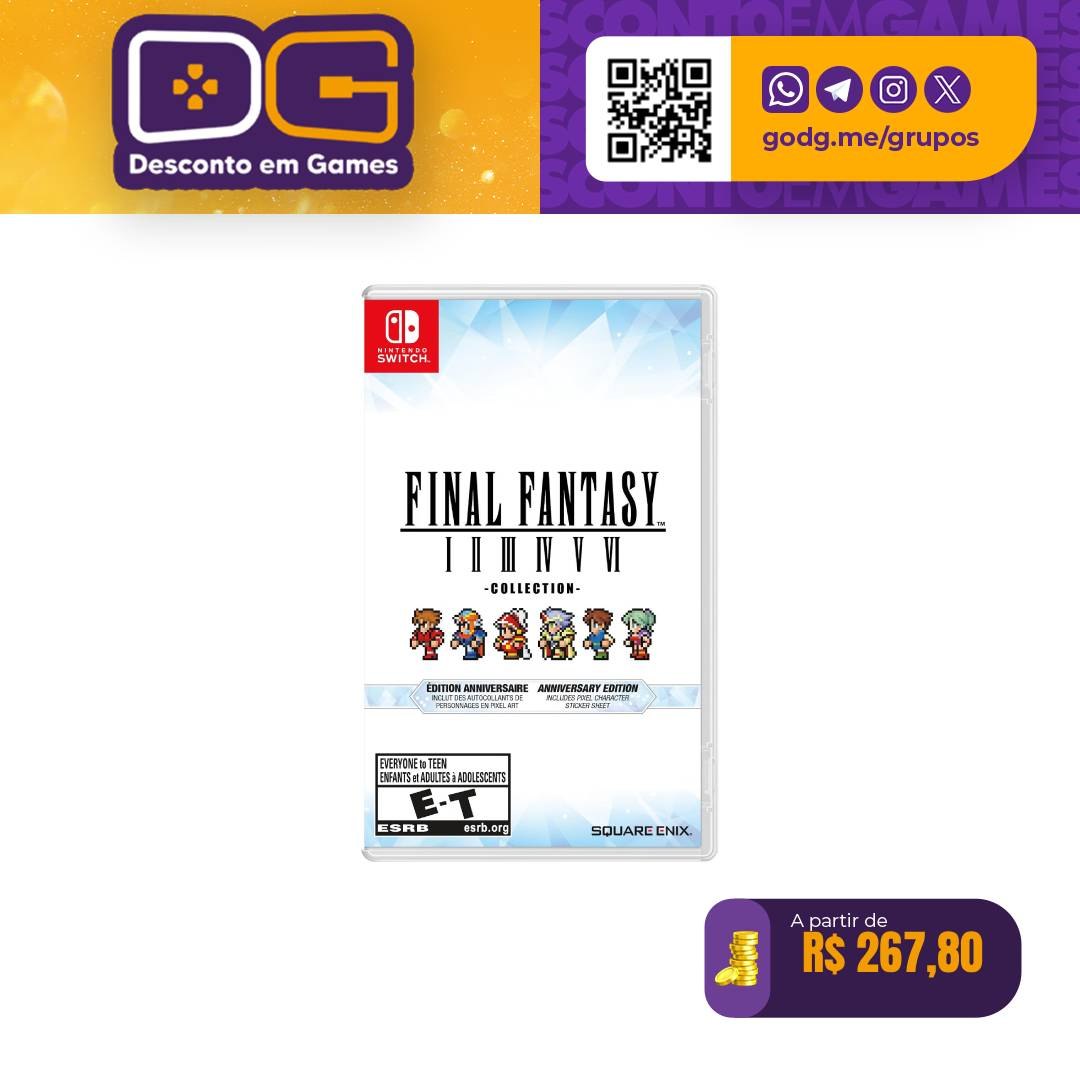 Final Fantasy I-VI Pixel Remaster Anniversary Collection - Nintendo Switch