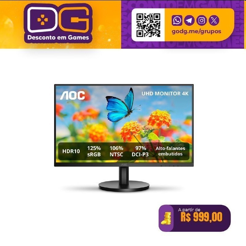Monitor AOC 27" 4K HDR10 - U27B3A/57