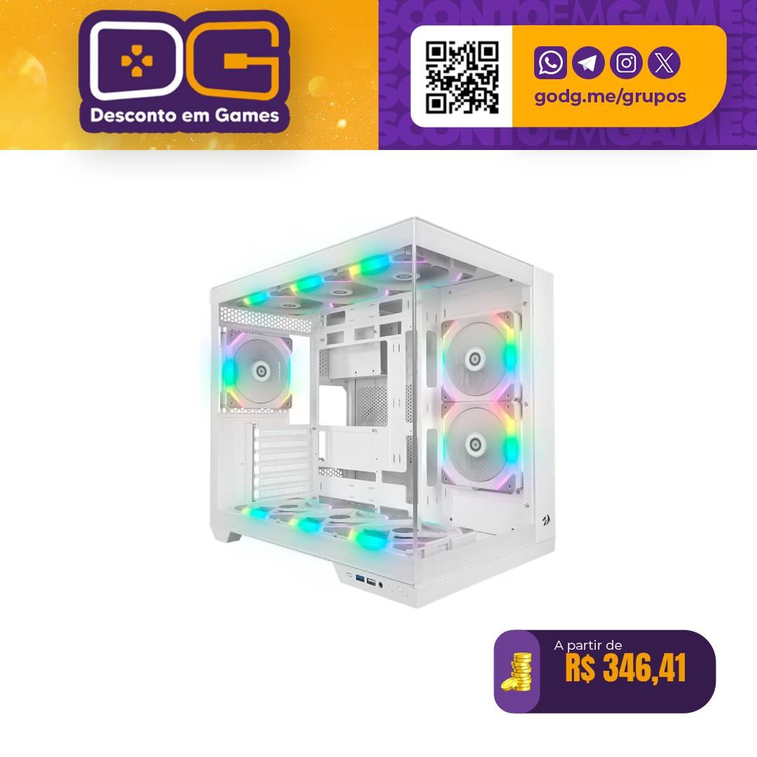 GABINETE REDRAGON WIDELOAD PRO BRANCO CA-604W-PRO