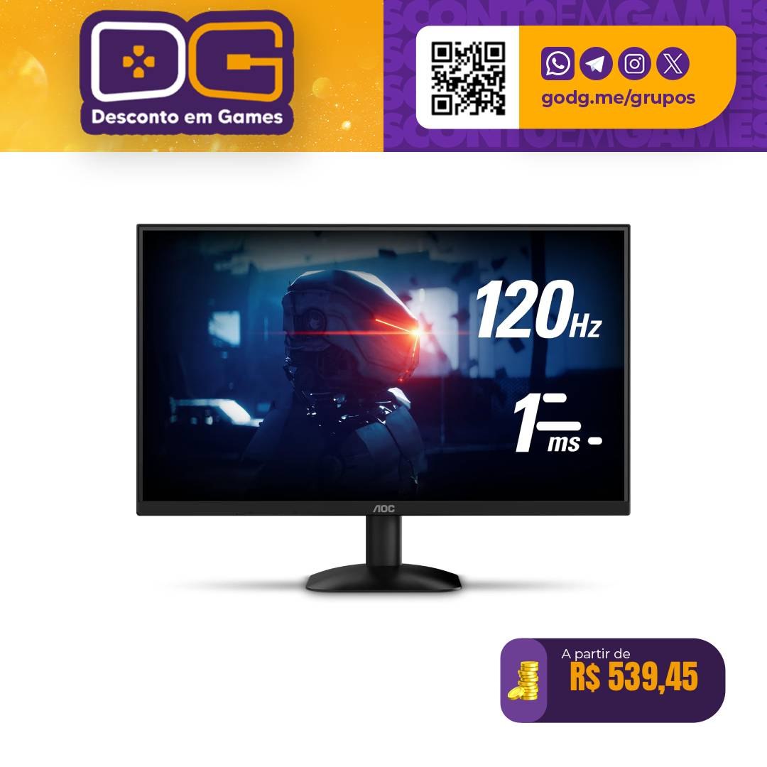 Monitor AOC 27" 120Hz 1ms Gaming - 27B35H