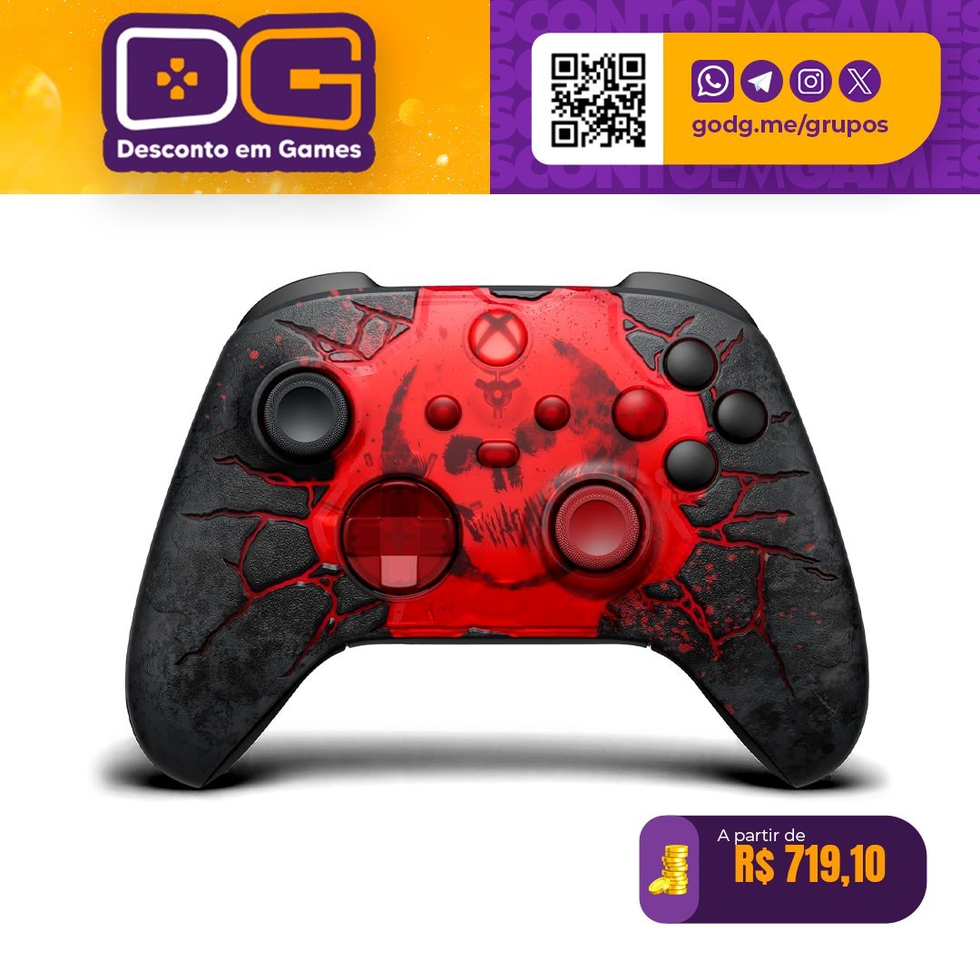 Pré-Venda Controle Sem Fio Xbox Series Edição Limitada Gears Of Wars E-day
