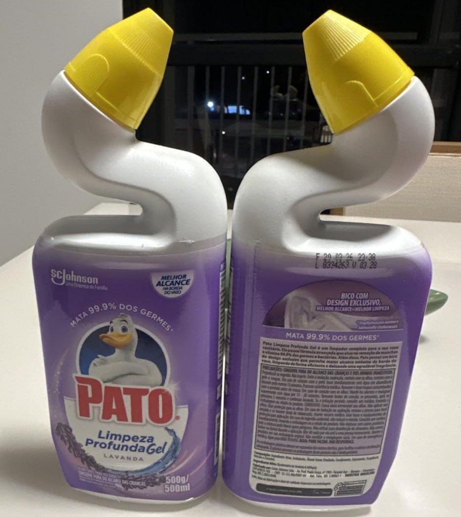 Pato Limpador Sanitário Gel Desinfetante Lavanda 500ml