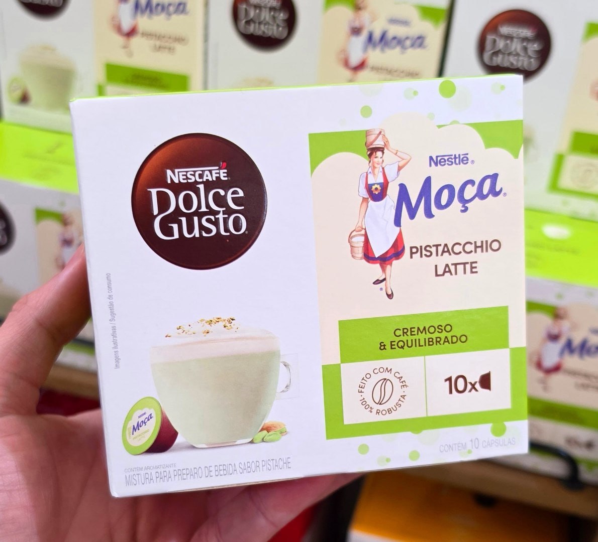 Nescafé Dolce Gusto Moça Pistacchio Latte 10 Capsulas