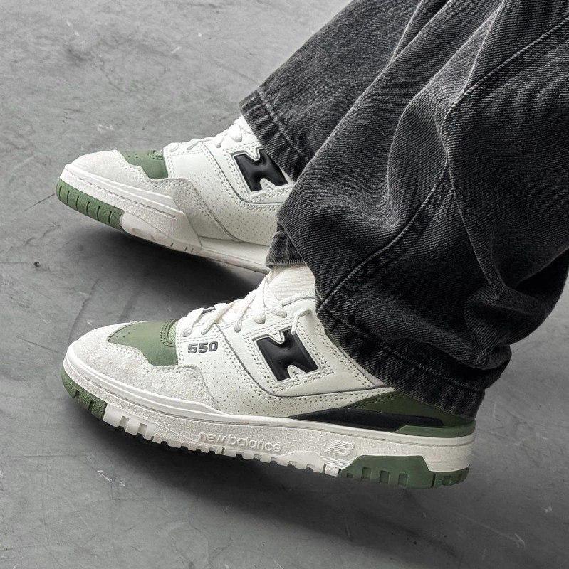 Tenis New Balance 550 "Khaki" (2 cores)