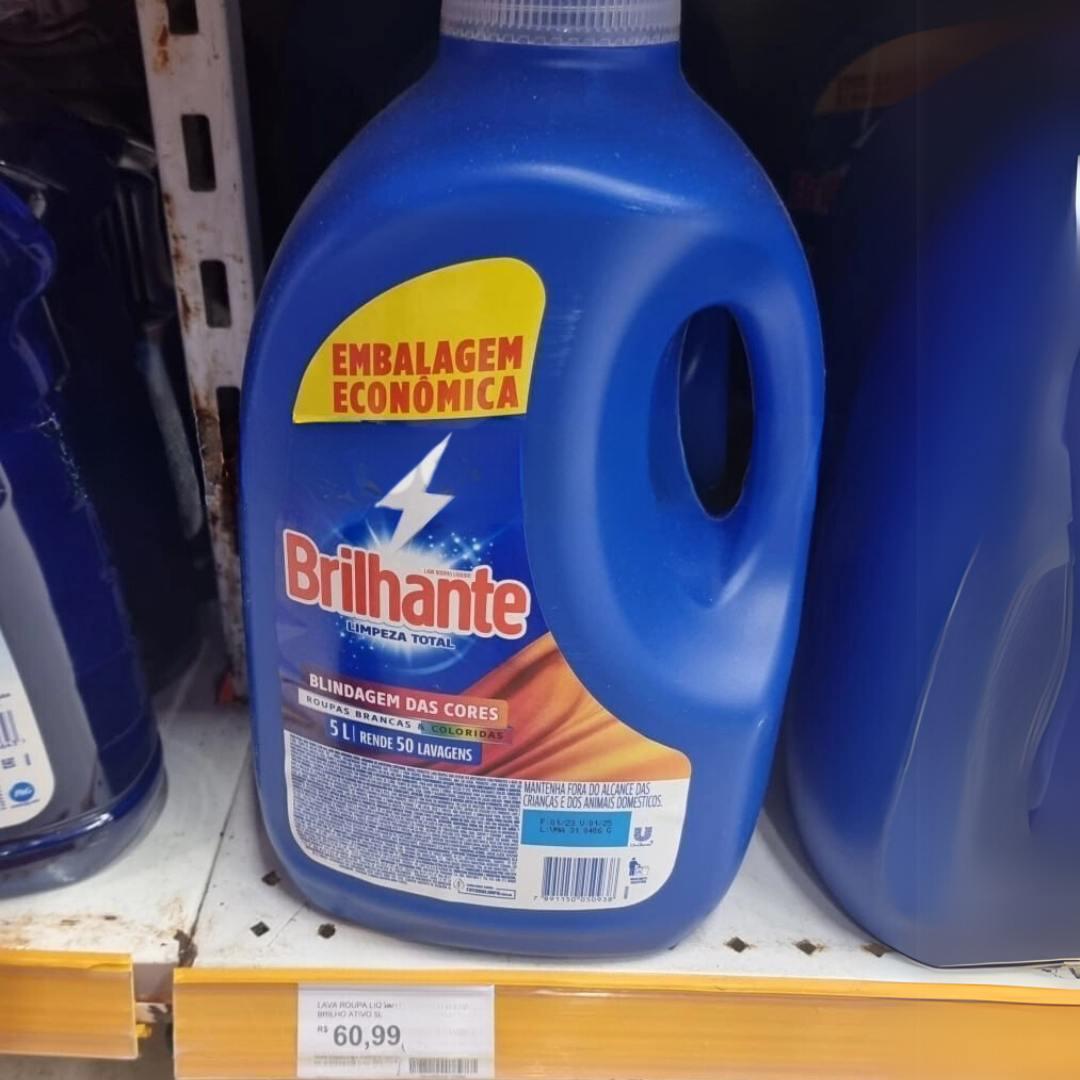 Brilhante Limpeza Total - Sabão Liquido, 5L