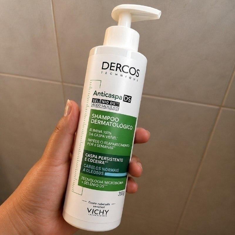 Shampoo Anticaspa Cabelos Normais a Oleosos Dercos DS Vichy 300g